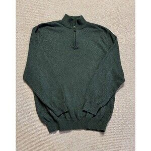 Croft & Barrow sweater XL men's 3/4 Zip Tight Knit pull over cabin core outdoors